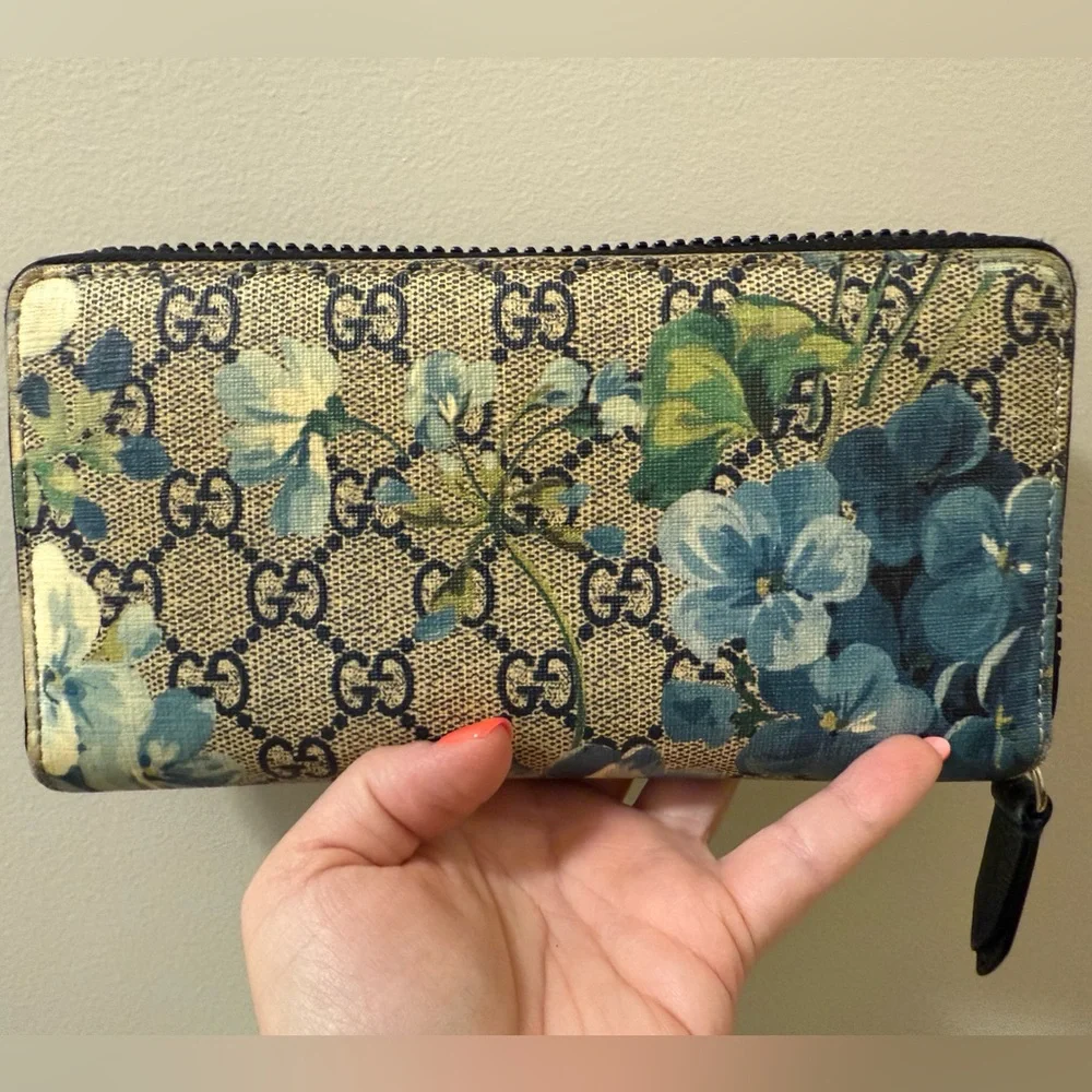 Gucci GG Blooms - Leather Long Wallet - Picture 2 of 9